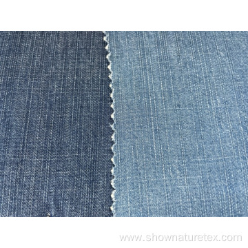 tencel slub indego dinem fabric washed fabric